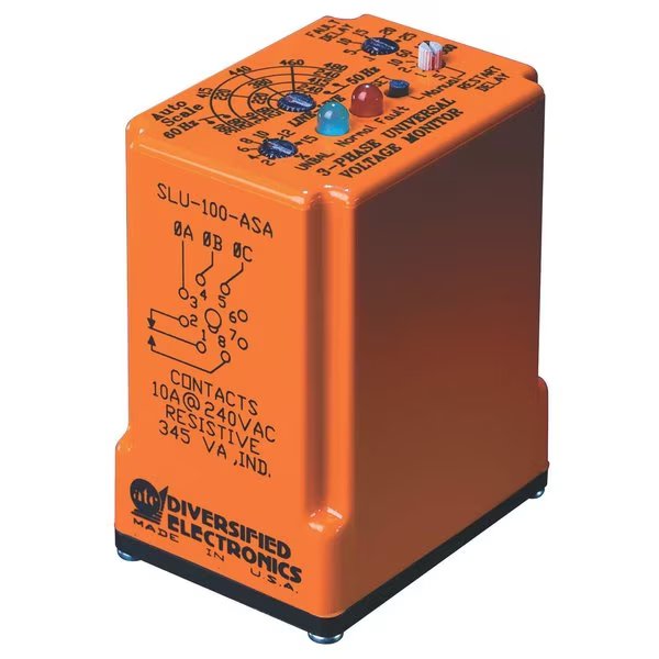 SLU-100 Series Universal Phase Monitor, Diversified, Mfr#: SLU-100-ASA